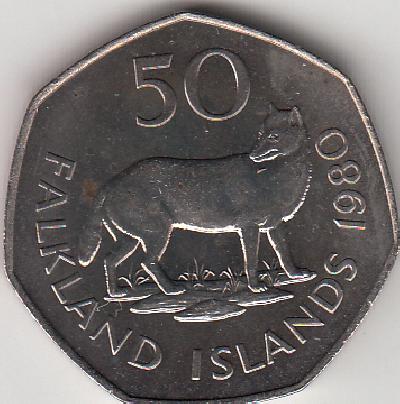 Beschrijving: 50 Pence FOX